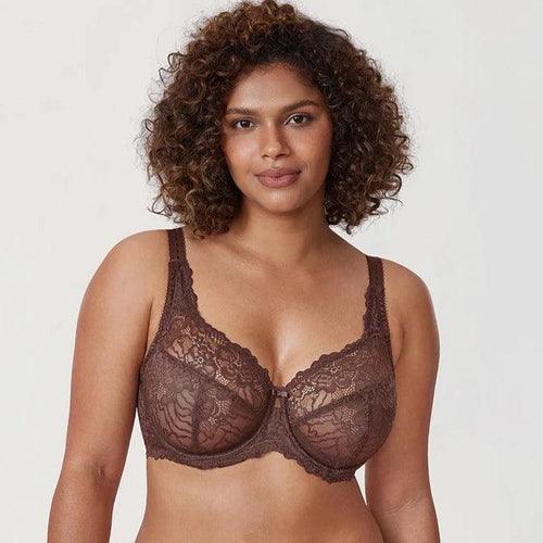 Elegant Lace Minimiser Bra – Chic Daily Fit