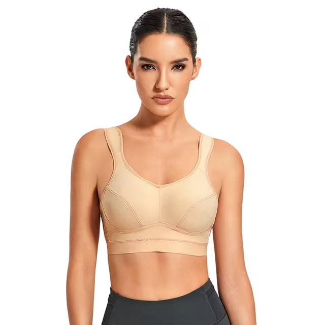 Wire-Free Sports Bra with Balanced Support