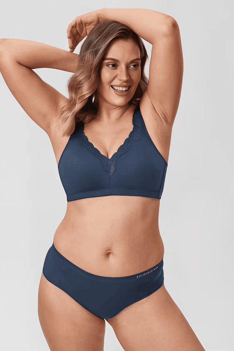 Premium Cotton Wire-Free Bra – Natural Hold