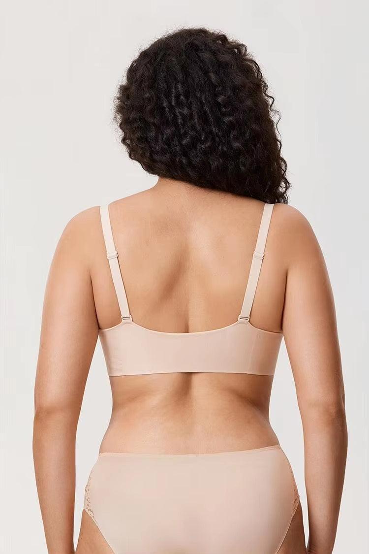 Smooth Front-Closure Bra with Light Padding