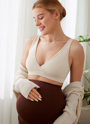 Non Wired Sports Bra - Nursing Friendly, Wireless