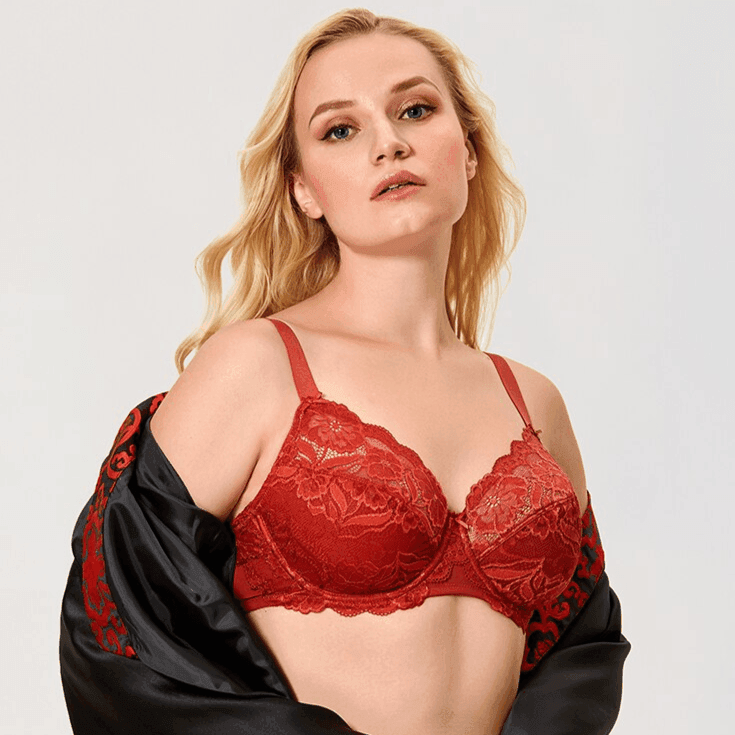 חזיית תחרה משגעת בכיסוי מלא ונוח לנשיות במיטבה - לה איסלה