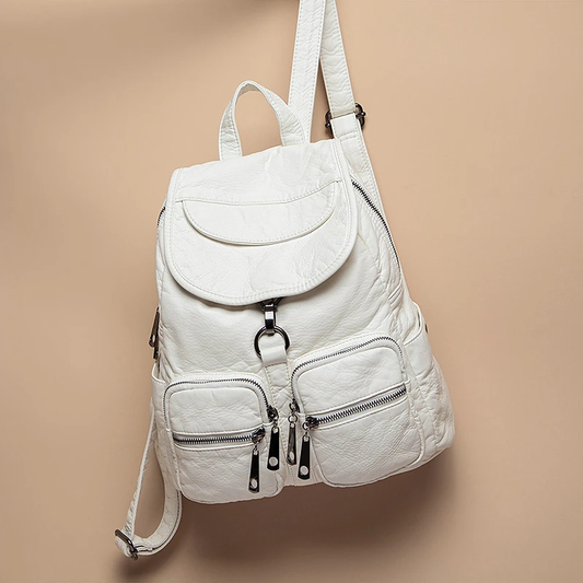 A practical backpack for a smart feminine appearance and a fashionable look