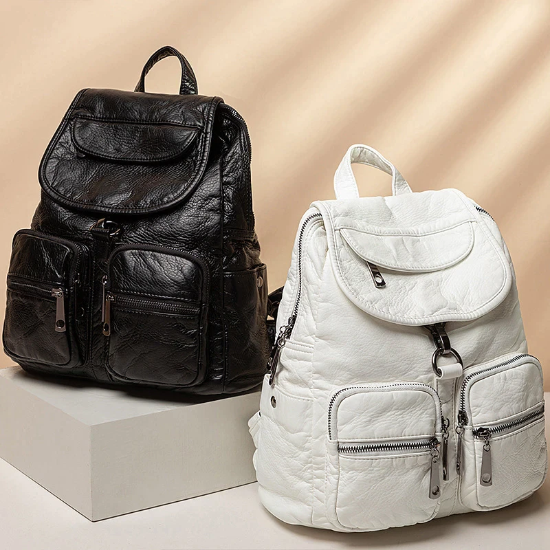 A practical backpack for a smart feminine appearance and a fashionable look