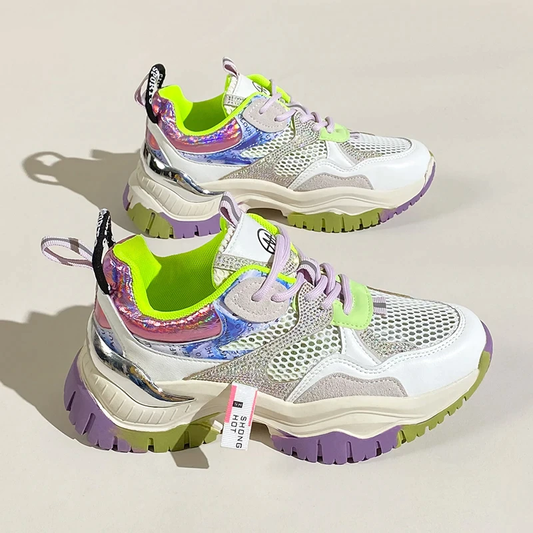 Colorful sneakers for a cool look and a Mesmerizing feminine touch