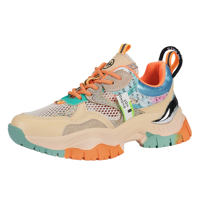 Colorful sneakers for a cool look and a Mesmerizing feminine touch