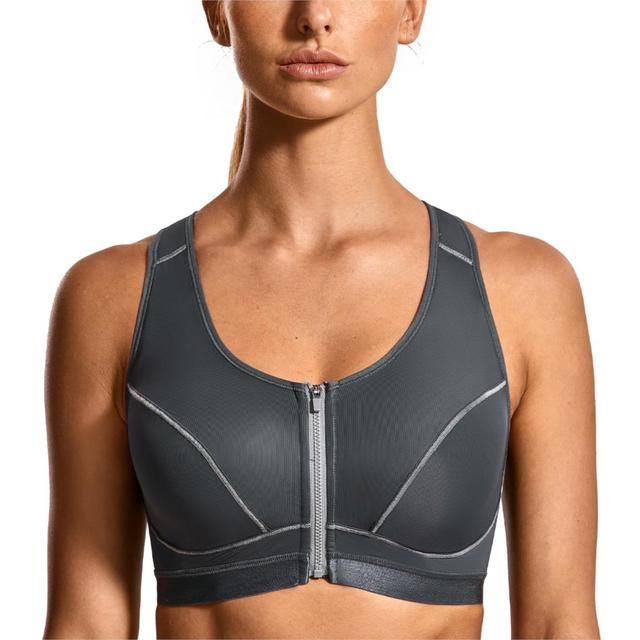 A balancing sports bra with orthopedic back support for a practical feminine look